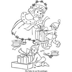 Dessin à colorier: Elfe (Personnages de fantasy et d'aventure) #93921 - Coloriages à Imprimer Gratuits