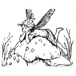 Dessin à colorier: Elfe (Personnages de fantasy et d'aventure) #94057 - Coloriages à Imprimer Gratuits
