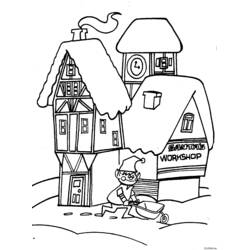 Dessin à colorier: Elfe (Personnages de fantasy et d'aventure) #94118 - Coloriages à Imprimer Gratuits