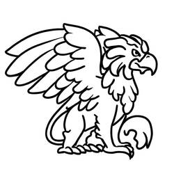 Dessins à colorier: Griffon - Coloriages à Imprimer Gratuits