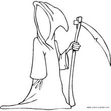 Dessins à colorier: La Mort - Coloriages à Imprimer Gratuits