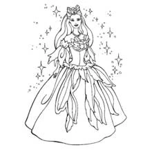 Dessins à colorier: Princesse - Coloriages à Imprimer Gratuits
