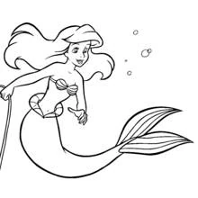 Dessins à colorier: Sirène - Coloriages à Imprimer Gratuits
