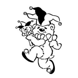 Dessin à colorier: Bouffon (Personnages fantastiques et d'aventure) #148644 - Coloriages à Imprimer Gratuits