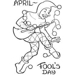 Dessin à colorier: Bouffon (Personnages fantastiques et d'aventure) #148651 - Coloriages à Imprimer Gratuits