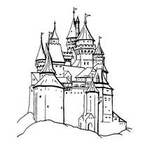 Dessin à colorier: Chevalier (Personnages fantastiques et d'aventure) #86965 - Coloriages à Imprimer Gratuits
