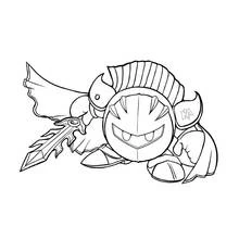 Dessin à colorier: Chevalier (Personnages fantastiques et d'aventure) #87001 - Coloriages à Imprimer Gratuits