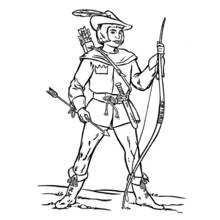 Dessin à colorier: Chevalier (Personnages fantastiques et d'aventure) #87055 - Coloriages à Imprimer Gratuits