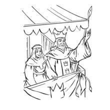 Dessin à colorier: Chevalier (Personnages fantastiques et d'aventure) #87121 - Coloriages à Imprimer Gratuits