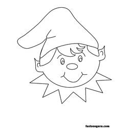 Dessin à colorier: Elfe (Personnages fantastiques et d'aventure) #93860 - Coloriages à Imprimer Gratuits