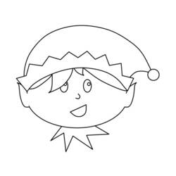 Dessin à colorier: Elfe (Personnages fantastiques et d'aventure) #93877 - Coloriages à Imprimer Gratuits