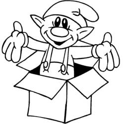 Dessin à colorier: Elfe (Personnages fantastiques et d'aventure) #93884 - Coloriages à Imprimer Gratuits