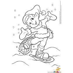 Dessin à colorier: Elfe (Personnages fantastiques et d'aventure) #93887 - Coloriages à Imprimer Gratuits