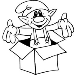 Dessin à colorier: Elfe (Personnages fantastiques et d'aventure) #93894 - Coloriages à Imprimer Gratuits