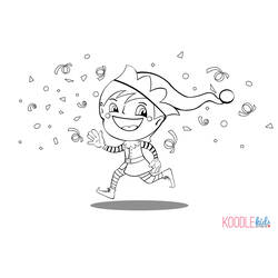 Dessin à colorier: Elfe (Personnages fantastiques et d'aventure) #93895 - Coloriages à Imprimer Gratuits