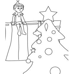 Dessin à colorier: Elfe (Personnages fantastiques et d'aventure) #93903 - Coloriages à Imprimer Gratuits
