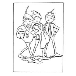 Dessin à colorier: Elfe (Personnages fantastiques et d'aventure) #93923 - Coloriages à Imprimer Gratuits