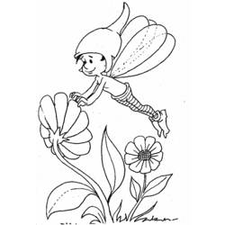 Dessin à colorier: Elfe (Personnages fantastiques et d'aventure) #93962 - Coloriages à Imprimer Gratuits
