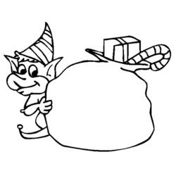 Dessin à colorier: Elfe (Personnages fantastiques et d'aventure) #94001 - Coloriages à Imprimer Gratuits