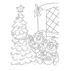 Dessin à colorier: Elfe (Personnages fantastiques et d'aventure) #94091 - Coloriages à Imprimer Gratuits