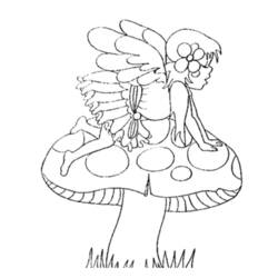 Dessin à colorier: Elfe (Personnages fantastiques et d'aventure) #94095 - Coloriages à Imprimer Gratuits