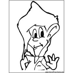 Dessin à colorier: Elfe (Personnages fantastiques et d'aventure) #94107 - Coloriages à Imprimer Gratuits