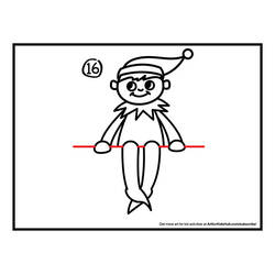 Dessin à colorier: Elfe (Personnages fantastiques et d'aventure) #94144 - Coloriages à Imprimer Gratuits