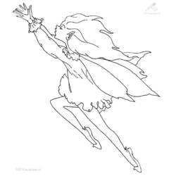 Dessin à colorier: Elfe (Personnages fantastiques et d'aventure) #94160 - Coloriages à Imprimer Gratuits