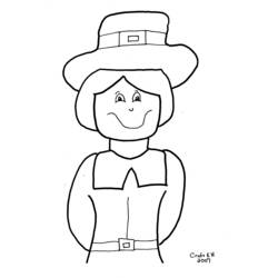 Dessin à colorier: Elfe (Personnages fantastiques et d'aventure) #94163 - Coloriages à Imprimer Gratuits