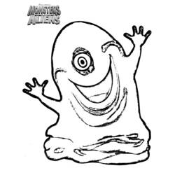 Dessin à colorier: Extraterrestre (Personnages fantastiques et d'aventure) #94614 - Coloriages à Imprimer Gratuits