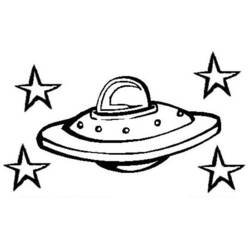Dessin à colorier: Extraterrestre (Personnages fantastiques et d'aventure) #94619 - Coloriages à Imprimer Gratuits