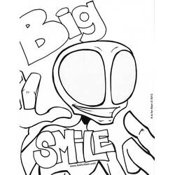 Dessin à colorier: Extraterrestre (Personnages fantastiques et d'aventure) #94642 - Coloriages à Imprimer Gratuits