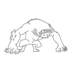 Dessin à colorier: Extraterrestre (Personnages fantastiques et d'aventure) #94681 - Coloriages à Imprimer Gratuits