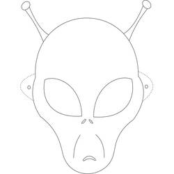 Dessin à colorier: Extraterrestre (Personnages fantastiques et d'aventure) #94696 - Coloriages à Imprimer Gratuits