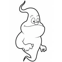 Dessin à colorier: Fantôme (Personnages fantastiques et d'aventure) #95550 - Coloriages à Imprimer Gratuits