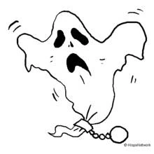 Dessin à colorier: Fantôme (Personnages fantastiques et d'aventure) #95555 - Coloriages à Imprimer Gratuits