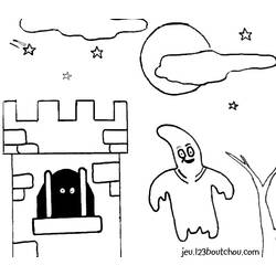 Dessin à colorier: Fantôme (Personnages fantastiques et d'aventure) #95574 - Coloriages à Imprimer Gratuits