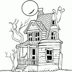 Dessin à colorier: Fantôme (Personnages fantastiques et d'aventure) #95713 - Coloriages à Imprimer Gratuits