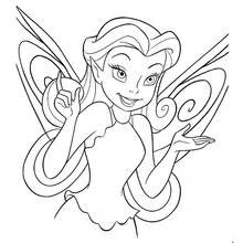 Dessin à colorier: Fée (Personnages fantastiques et d'aventure) #95777 - Coloriages à Imprimer Gratuits