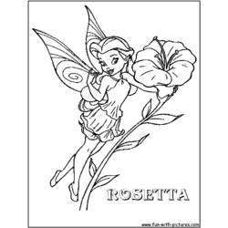 Dessin à colorier: Fée (Personnages fantastiques et d'aventure) #95826 - Coloriages à Imprimer Gratuits