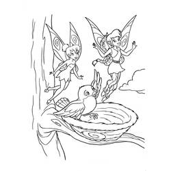 Dessin à colorier: Fée (Personnages fantastiques et d'aventure) #95881 - Coloriages à Imprimer Gratuits