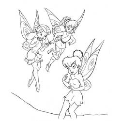 Dessin à colorier: Fée (Personnages fantastiques et d'aventure) #95912 - Coloriages à Imprimer Gratuits