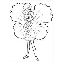 Dessin à colorier: Fée (Personnages fantastiques et d'aventure) #96023 - Coloriages à Imprimer Gratuits