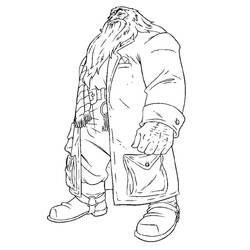 Dessin à colorier: Géant (Personnages fantastiques et d'aventure) #201570 - Coloriages à Imprimer Gratuits