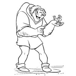 Dessin à colorier: Géant (Personnages fantastiques et d'aventure) #97738 - Coloriages à Imprimer Gratuits