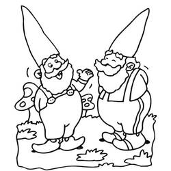 Dessin à colorier: Gnome (Personnages fantastiques et d'aventure) #204859 - Coloriages à Imprimer Gratuits