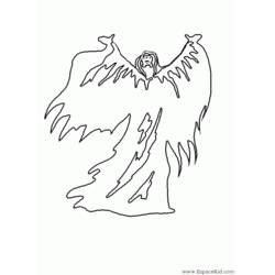 Dessin à colorier: La Mort (Personnages fantastiques et d'aventure) #108768 - Coloriages à Imprimer Gratuits