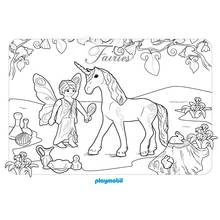 Dessin à colorier: Licorne (Personnages fantastiques et d'aventure) #19483 - Coloriages à Imprimer Gratuits