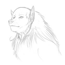 Dessin à colorier: Loup garou (Personnages fantastiques et d'aventure) #100121 - Coloriages à Imprimer Gratuits