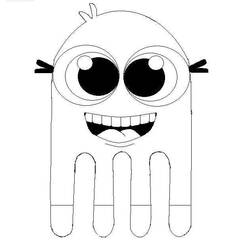 Dessin à colorier: Monstre (Personnages fantastiques et d'aventure) #183711 - Coloriages à Imprimer Gratuits